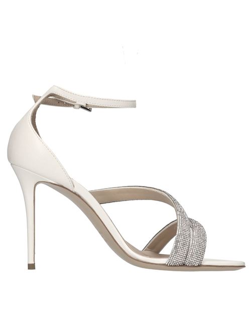 Sandali in pelle e microstrass NINALILOU | 301007A9 NAPPAAVORIO